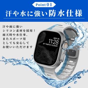 爆買 アップルウォッチ バンド シリコン 38...の詳細画像2