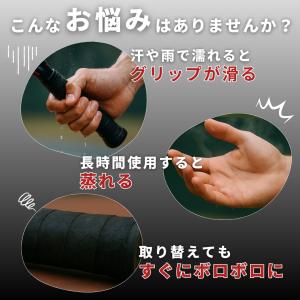 グリップテープ テニス 野球 ウェット 10個...の詳細画像1