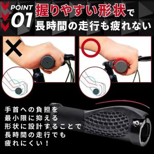 爆買 自転車 グリップ ハンドルグリップ ロー...の詳細画像1