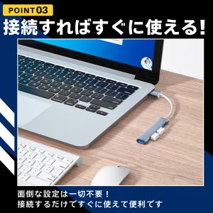 usbハブ 3.0 4ポート type-c U...の詳細画像3