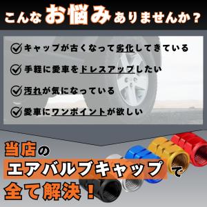 爆買 エアバルブキャップ タイヤ バルブキャッ...の詳細画像1