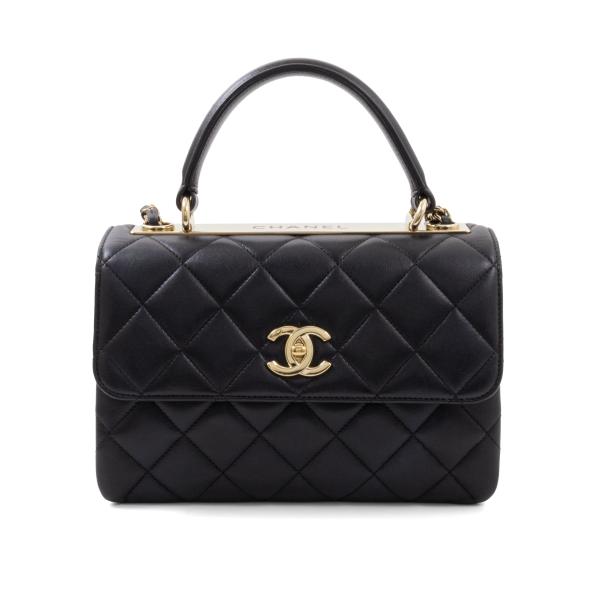 CHANEL シャネル トップハンドル フラップ バッグ A92236 Y60767 94305 2...