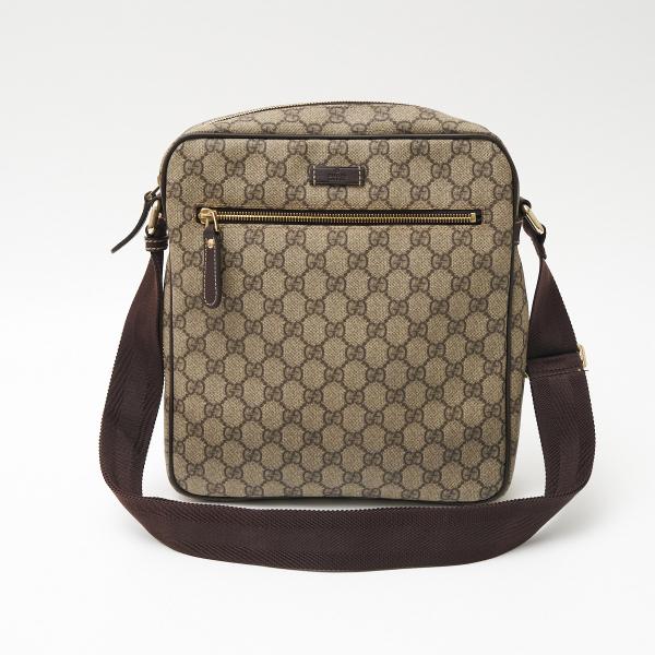 GUCCI グッチ GGスプリーム ショルダーバッグ 201448 斜め掛け鞄 GGスプリーム キャ...