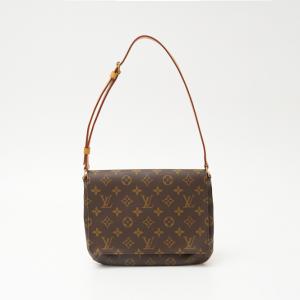 LOUIS VUITTON ルイヴィトン ミュゼット・タンゴ M51257 ハンド ショルダーバッグ モノグラム・キャンバス×レザー ブラウン