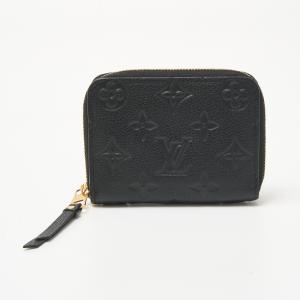 LOUIS VUITTON ルイヴィトン ジッピー・コインパース M60574 コンパクトウォレット モノグラム・アンプラント×レザー ブラック｜shop-musubi