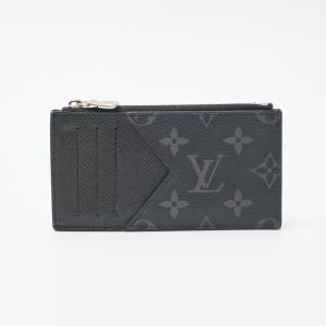 LOUIS VUITTON ルイヴィトン コインカード・ホルダー M30271 ウォレット 小銭入れ モノグラム・エクリプス×レザー ブラック×グレー｜shop-musubi