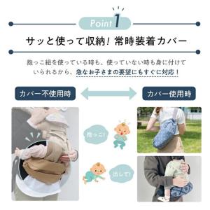 抱っこひも 収納カバー 日本製 キャリアカバー...の詳細画像3