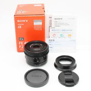 ソニー(SONY) 標準単焦点レンズ フルサイズ FE 40mm F2.5 G Gレンズ デジタル一眼カメラα[Eマウント]用 純正レンズ SEL40F25G｜shop-nst