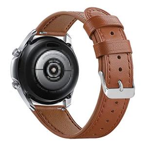 Mi Watch ベルト バンド 用 PUレザー調 バンド Sports(クイックリリースバンド）22mm 替えベルト For シャオミMIウォッチ リストバンド(ブラウン)｜shop-nw