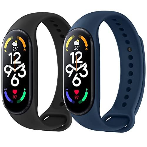 [Vancle] コンパチブル Xiaomi Mi Band 7 バンド 替えベルト 柔らかいシリコ...