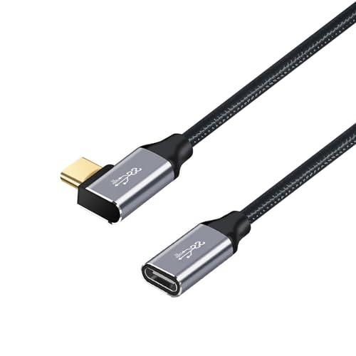 USB Type C 延長ケーブル L字型 2m【 YITONGXXSUN 】USB-C 延長 US...