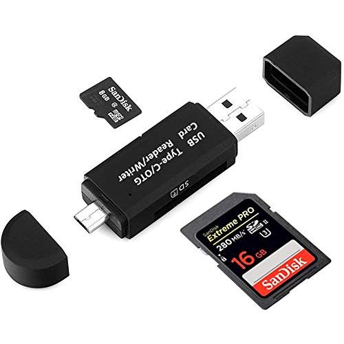 YFFSFDC【Type-C/Micro usb/USB 3in1 USB2.0 】 SDメモリカー...