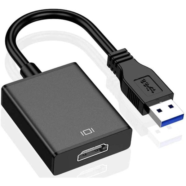 【最新型】 USB HDMI 変換 アダプタ ケーブル 変換コネクタ USB3.0 HDMI 5Gb...