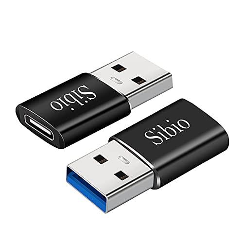 Sibo 3.1 変換アダプター 2 Pack USB A to Type C 「OTG」 アダプタ...