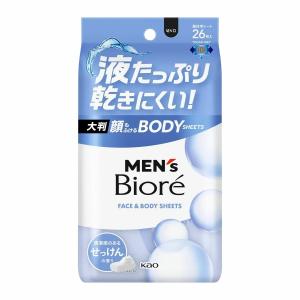 メンズビオレ 顔もふけるボディシート 26枚 ...の詳細画像2