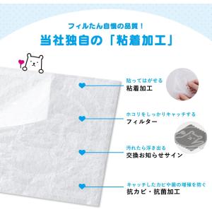 【5個セット】パッと貼るだけホコリとりフィルタ...の詳細画像4