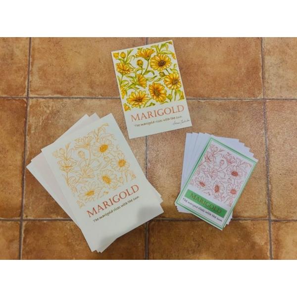 アンチエイジングアート 大人の塗り絵 マリーゴールド【塗り絵のみ単品】 パピルスオリジナル 送料無料