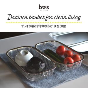 すっきり暮らす 水切りカゴ 浅深セット MM-...の詳細画像1