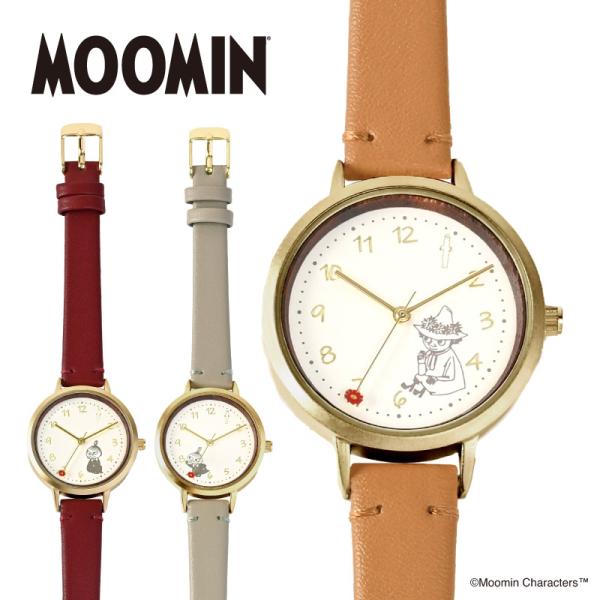 ムーミン ウッドレザーウォッチ Y  MOM017 かわいい 腕時計 レディース 好評 ウォッチ 時...