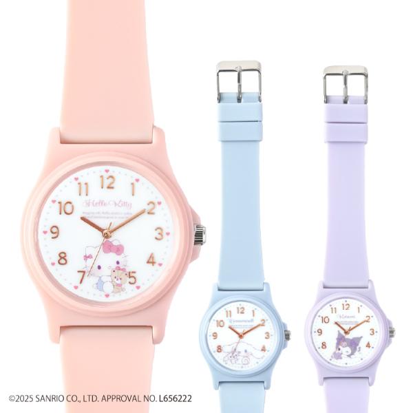 パステルPVCウォッチG ハローキティ シナモロール クロミ SNR002 かわいい 腕時計 レディ...