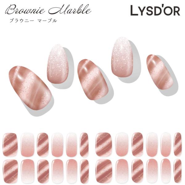 LYSD&apos;OR ハンドネイル ブラウニーマーブル Brownie Marble リスドール セルフネ...