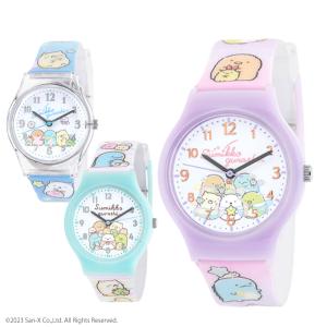 腕時計 すみっコぐらし プリントウォッチ ジュニア キッズウォッチ キッズ時計 kids Watch キャラクターウォッチ 子供腕時計 サンエックス お誕生日｜shop-r