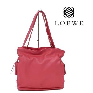 ロエベ　フラメンコ ショルダーバッグ30　カーフスキン　ピンク　LOEWE　380.34-E16｜shop-sakae