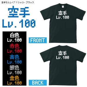 空手なんレベ？Tシャツ・ブラック｜shop-seed