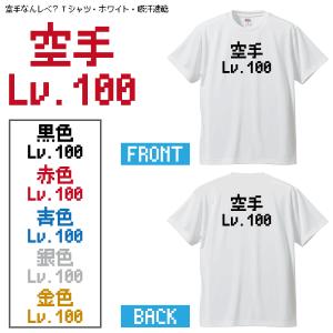 空手なんレベ？Tシャツ・ホワイト・吸汗速乾｜shop-seed