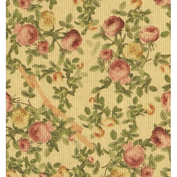 ラッピングペーパー(包装紙) クラシック(バラ) 四六半才判 500枚