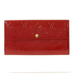 ルイヴィトン 長財布 LOUIS VUITTON 破格本物 ヴェルニ ポルトフォイユ