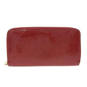 【5pa0619】ルイヴィトン 長財布 ヴェルニ ジッピーウォレット M91981  ポムダムール【中古】レディース LOUIS VUITTON（ルイ・ヴィトン） ルイ ヴィトン モノグラム ヴェルニ