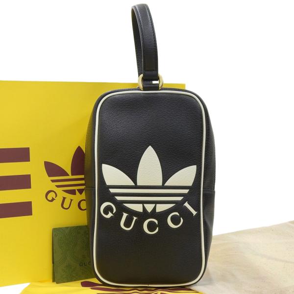 グッチ×アディダス GUCCI×adidas ミニトップハンドルバッグ 702387 U3ZBT10...