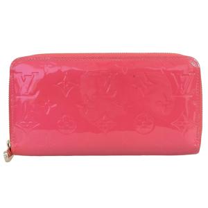 【本物保証】 ルイヴィトン LOUIS VUITTON モノグラム ヴェルニ ジッピーオーガナイザー ラウンドファスナー長財布 ポムダムール M93611 ルイヴィトン LOUIS VUITTON モノグラム ヴェルニ ジッピー