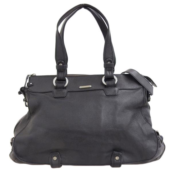 セリーヌ CELINE トリオンフ 2WAYバッグ ハンドバッグ ショルダーバッグ レザー ブラック...