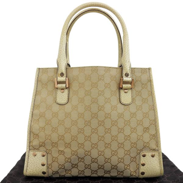 グッチ GUCCI GGキャンバス ロゴ トートバッグ 124260 214397 ハンドバッグ キ...