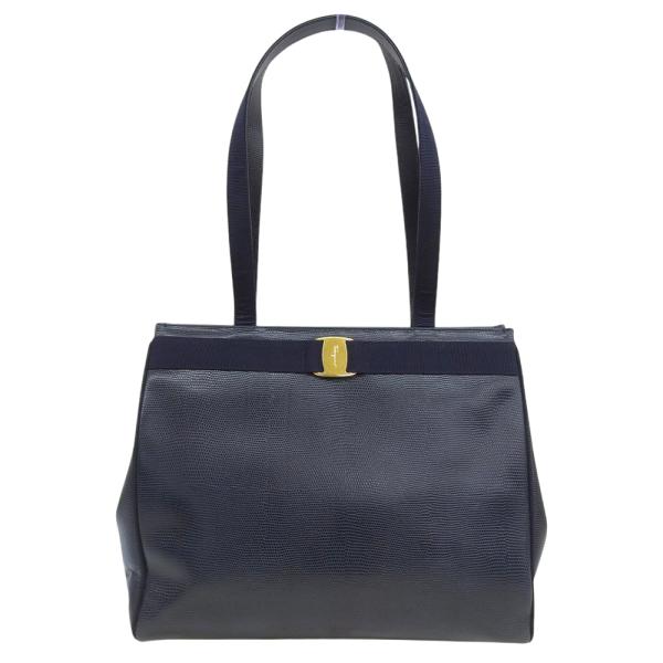 サルヴァトーレ フェラガモ SALVATORE FERRAGAMO ヴァラリボン トートバッグ BK...