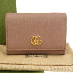 グッチ GUCCI GGマーモント ミディアムウォレット コンパクトウォレット ホック付折財布 644407 525040 本物保証 箱・布袋付 超美品｜shop-takashimaya7