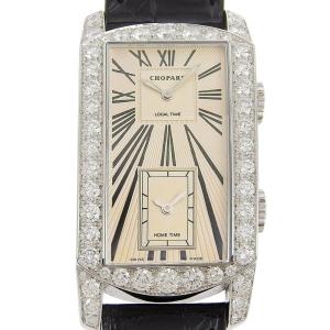 ショパール CHOPARD デュアルテック メンズ クォーツ 電池 腕時計 ベゼルダイヤ ラグダイヤ 17 2274 20 希少 レア 本物保証 新品同様