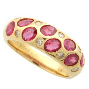 コルロフ KORLOFF リング 指輪 約8.3g K18 750 ダイヤモンド 0.20ct 約