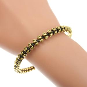 MUST DE CARTIER カルティエ ロゴ カフス・タイピンセット ゴールド