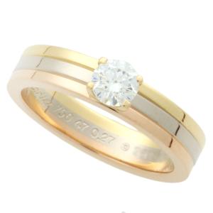 Cartier（カルティエ） トリニティリング リング 指輪 #61 K18YG