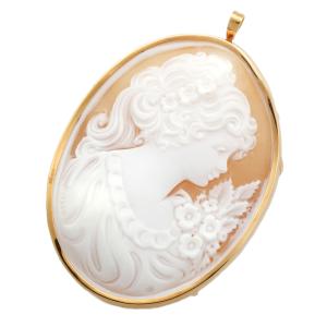 CAMEO（カメオ） 希少な3層彫り シェルカメオ Massimo Balzano作