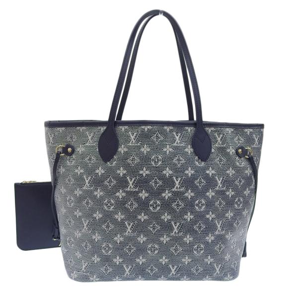 ルイヴィトン LOUIS VUITTON モノグラム ラミネーテッドジャガード ネヴァーフルMM シ...