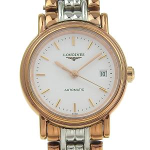 ロンジン LONGINES グランドクラシック プレザンス デイト L4 321 1 白文字盤 SS/GP 2025/01 OH済 自動巻 約25ミリ 本物保証 新品同様