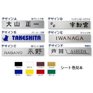 【丸三タカギメーカー表札】デザインを自由にカスタマイズ/ステンレス HB●送料無料●マンションやポストに