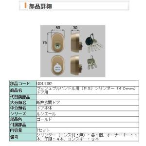 LIXIL（リクシル） Z-201-DSMB トステム アパートドア リジェーロ用 