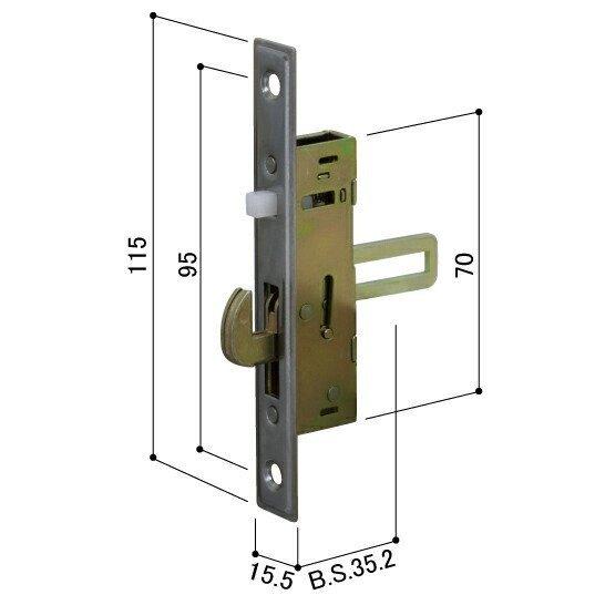 ykk 玄関ドア 引き戸 鍵交換 自分で 純正品 玄関引戸 錠ケース HH3K13112