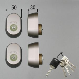 美和ロック MIWA(美和ロック)GAF+FE交換用PRシリンダー(三協アルミ