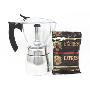 Stovetop Espresso & Coffee Maker Moka Pot Cafetera Transparent Upper Part p